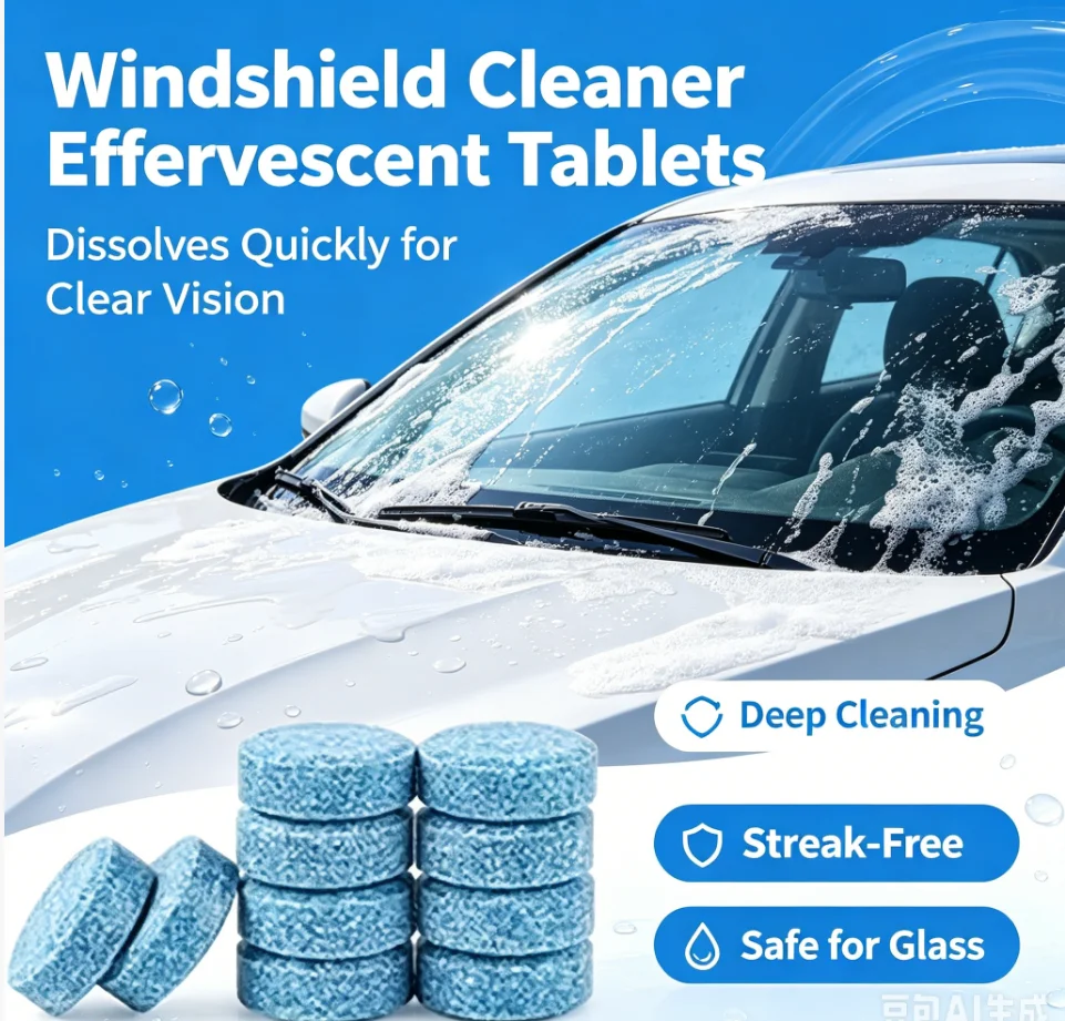 Tablet Car Accessories - 100/2 pièces Nettoyant solide effervescent pour