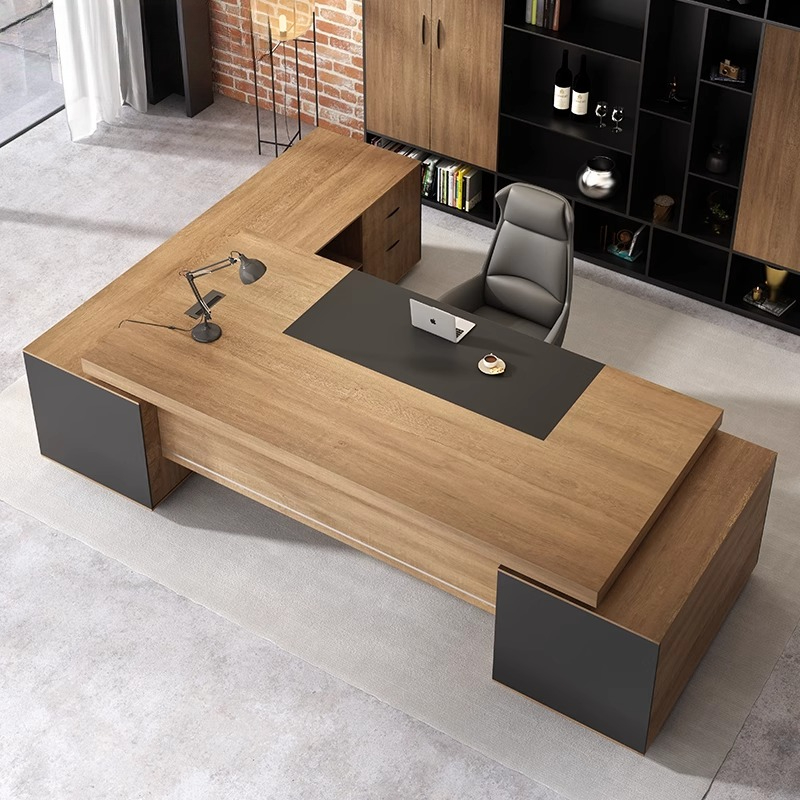 Office Table Accessories Unique - Table de direction vintage design, accessoires