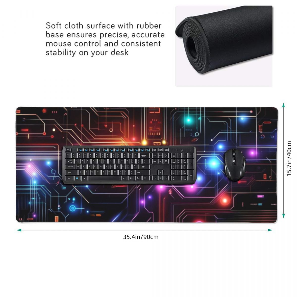 Grand tapis de souris haute te - Office Table Accessories Unique avis et prix