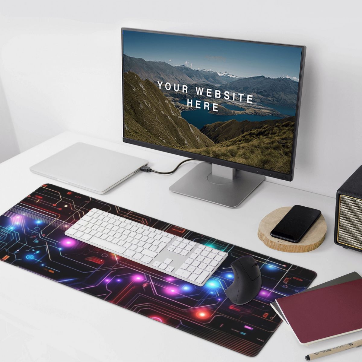 Grand tapis de souris haute te - Office Table Accessories Unique avis et prix