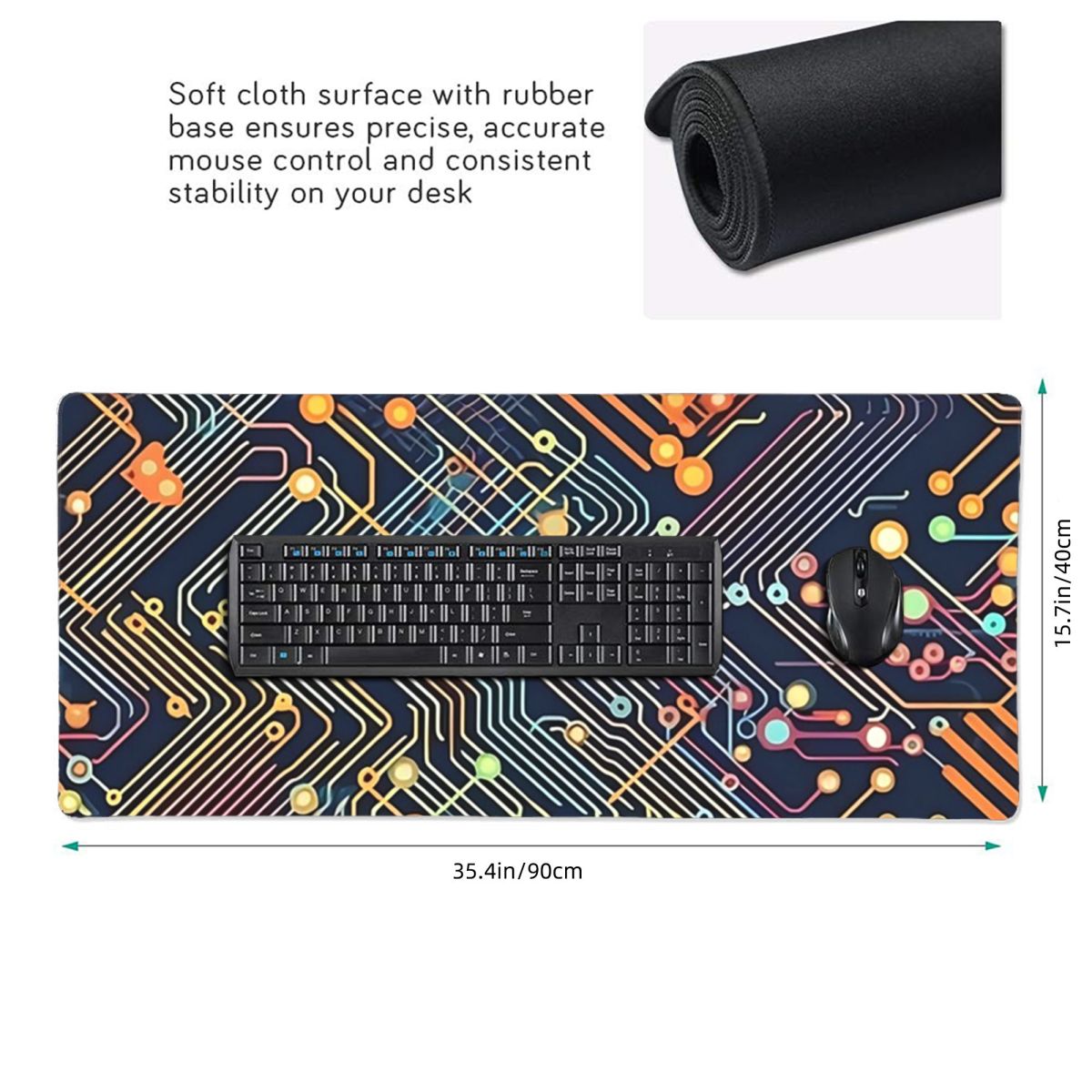 Grand tapis de souris haute te - Office Table Accessories Unique avis et prix