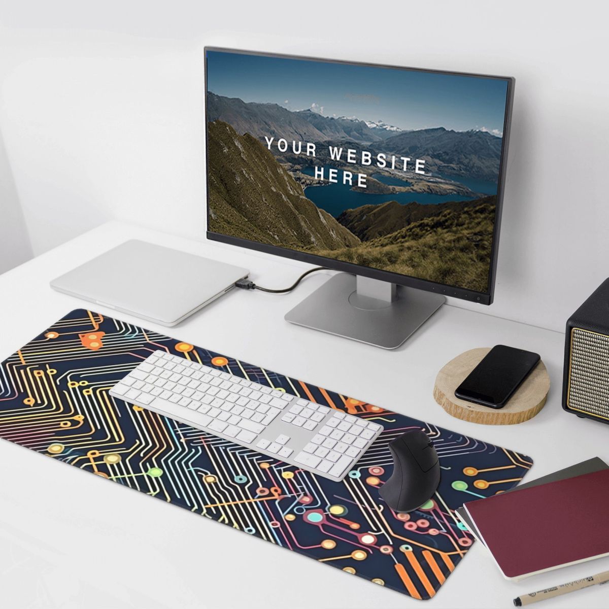 Grand tapis de souris haute te - Office Table Accessories Unique avis et prix