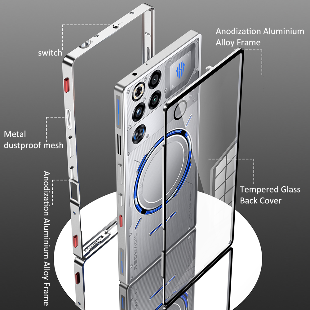 Coque transparente en verre tr - Redmagic Tablet Accessories avis et prix