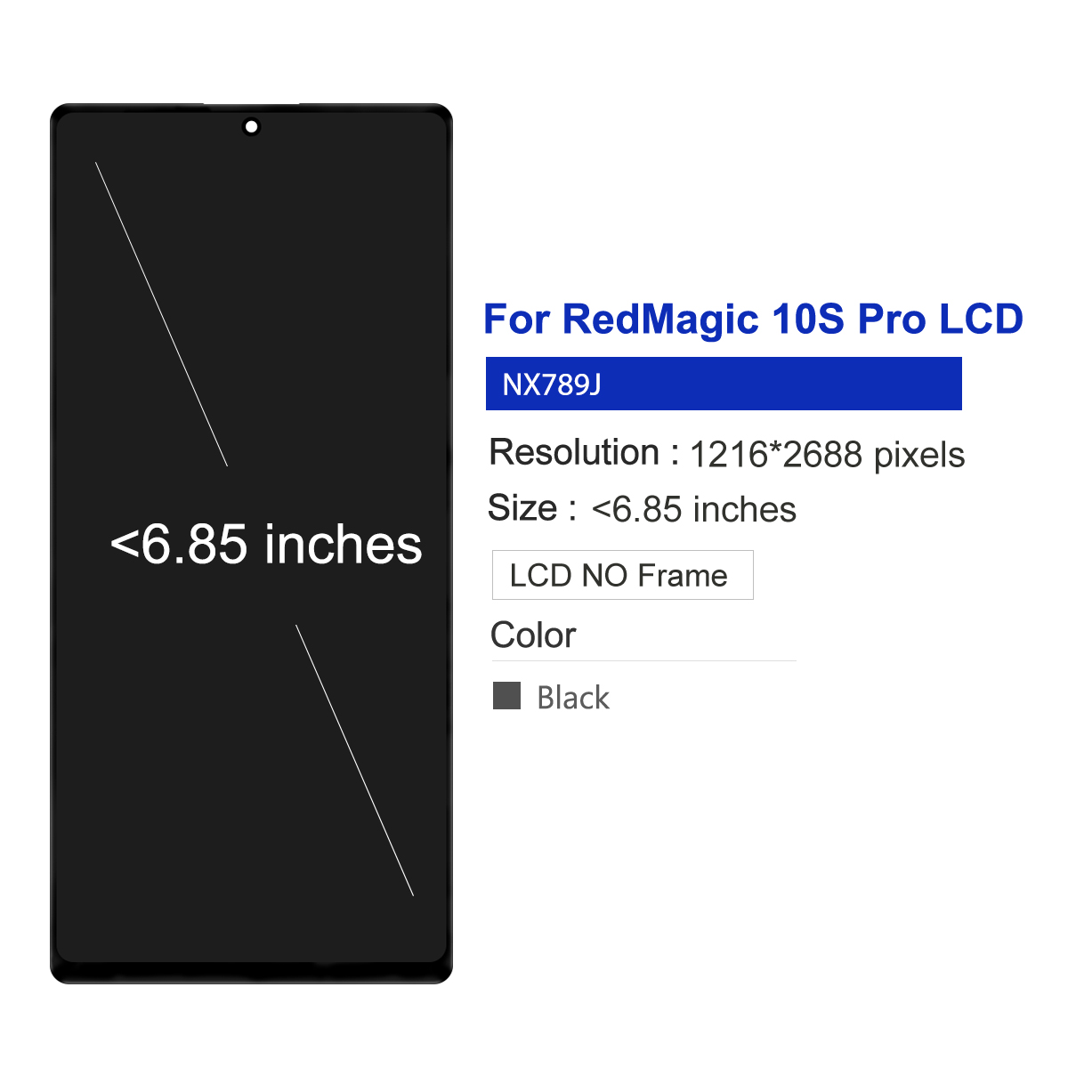 Écran LCD tactile de remplacem - Redmagic Tablet Accessories avis et prix